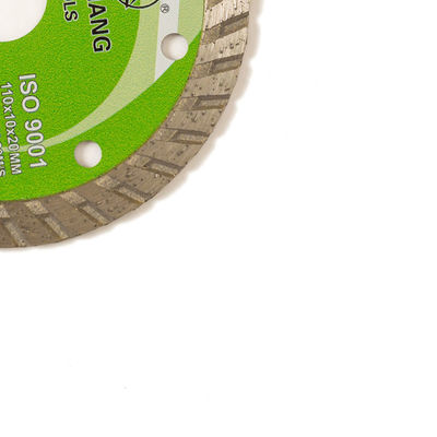 সাধারণ উদ্দেশ্যে, সিরামিক, মার্বেল এবং কংক্রিটের জন্য কোল্ড প্রেস 4.3 ইঞ্চি '110 × 1.2/1.8 × 10 × 20 মিমি টার্বো ডায়মন্ড ব্লেড