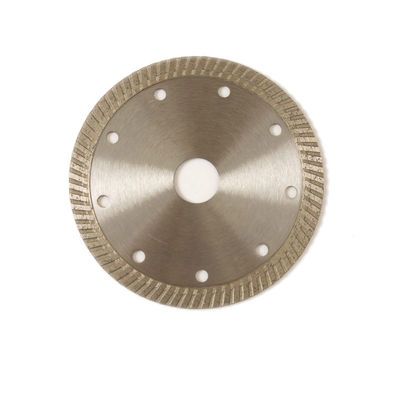 হট প্রেস উচ্চ মানের 5 ইঞ্চি '125×1.2/2.0×10×22.23mm চীনামাটির বাসন ডায়মন্ড ব্লেড 65Mn স্টিল বডি দীর্ঘ কাটিং লাইফ সহ