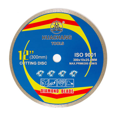12 ইঞ্চি '300 × 2.0/3.0 × 10 × 25.4 মিমি হট প্রেস ডায়মন্ড টাইল সা ব্লেড সাধারণ উদ্দেশ্যে, সিরামিক, মার্বেল এবং কংক্রিট