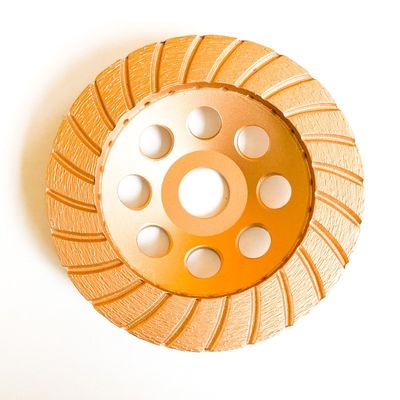 হুয়াচ্যাং টুল 5ইঞ্চি 125×4.5×20×22.23mm ডায়মন্ড কন্টিনিউয়াস টার্বো গ্রাইন্ডিং কাপ হুইল কংক্রিট, স্টোন
