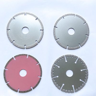 উচ্চ মানের 4.5 ইঞ্চি 115×1.4/2.4×6×9T×22.23mm ভ্যাকুয়াম ব্রেজড ডায়মন্ড গ্রাইন্ডিং কাটিং ডিস্ক