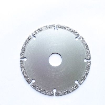 উচ্চ মানের 4.5 ইঞ্চি 115×1.4/2.4×6×9T×22.23mm ভ্যাকুয়াম ব্রেজড ডায়মন্ড গ্রাইন্ডিং কাটিং ডিস্ক