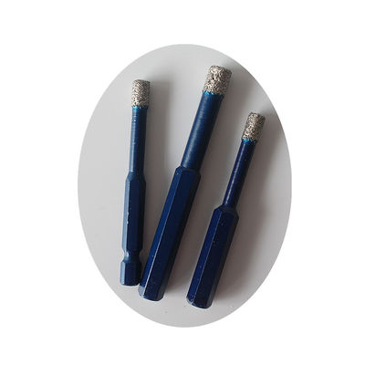 গ্যানাইট টাইল চীনামাটির বাসন মার্বেল ড্রিল বিটগুলির জন্য 10*65*10 মিমি শুকনো ডায়মন্ড কোর ড্রিল বিটগুলি উচ্চ মানের দীর্ঘ জীবন সহ