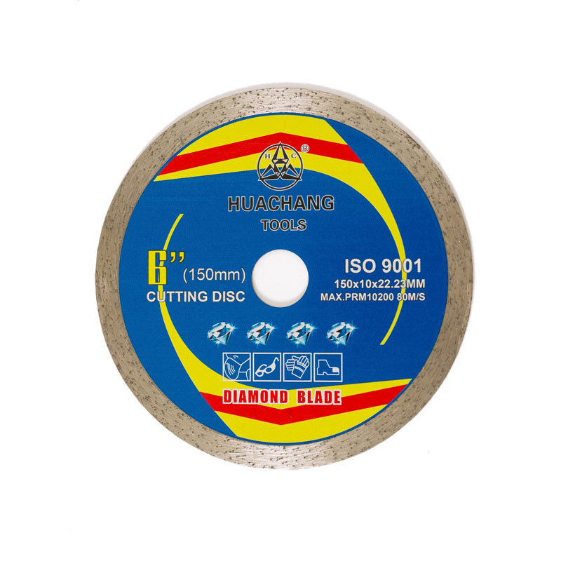 6 ইঞ্চি '150×1.4/2.0×10×22.23mm হট প্রেস ডায়মন্ড টাইল সা ব্লেড সাধারণ উদ্দেশ্যে, সিরামিক, মার্বেল এবং কংক্রিট