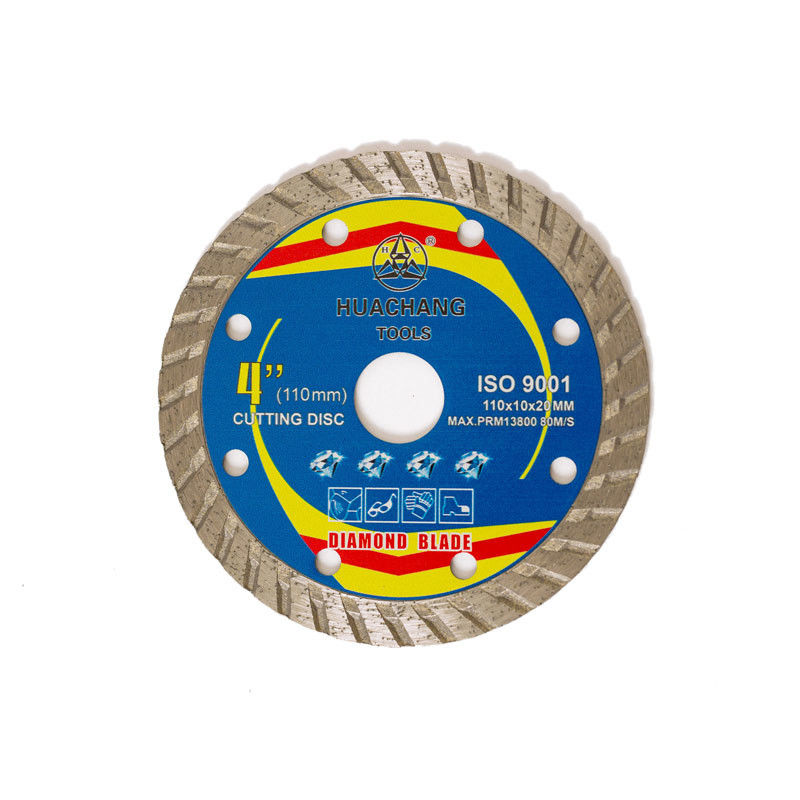 4.3ইঞ্চি 110x20mm সুপার পাতলা চীনামাটির বাসন ডায়মন্ড স ব্লেড উচ্চ মানের 65Mn স্টিল বডি